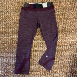 Lululemon Workout 3/4 Pants